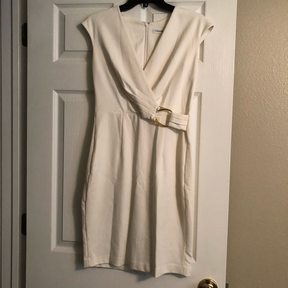 White Calvin Klein Dress